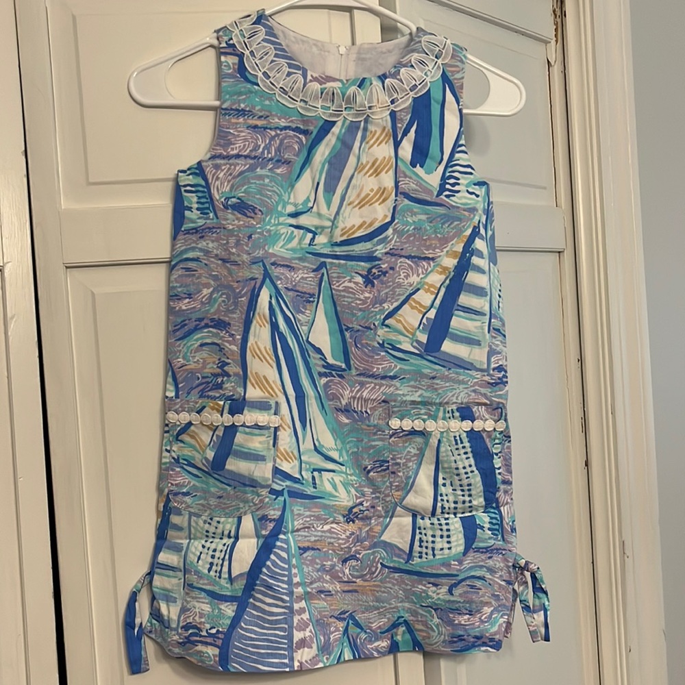 EUC- Lilly Pulitzer Girl’s shift dress- size 8